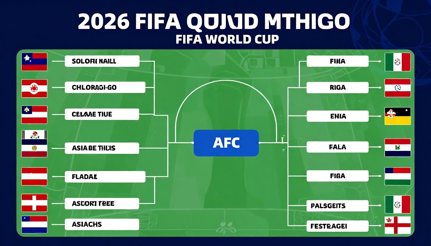 منتخبات آسيا تتنافس على 8 مقاعد مباشرة في مونديال 2026 عبر التصفيات الجديدة