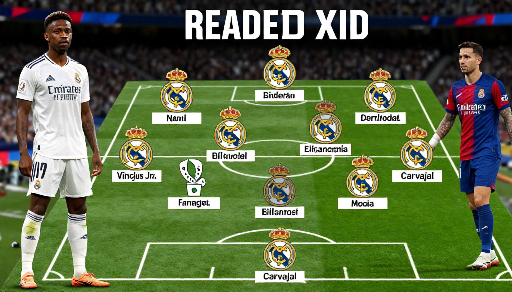 ريال مدريد يعلن تشكيلة مباراة برشلونة بغياب فينيسيوس وكارفاخال