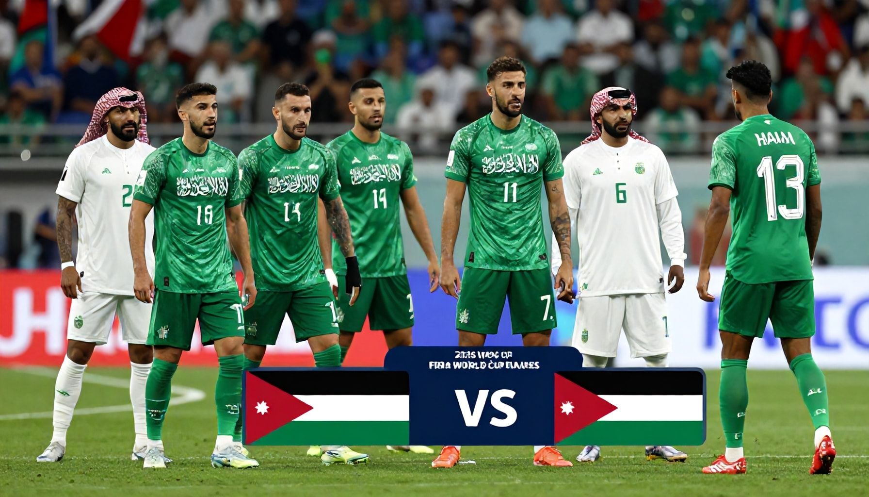 المنتخب السعودي يسعى لتأمين مقعده في نهائيات كأس العالم 2026 بمواجهة الأردن