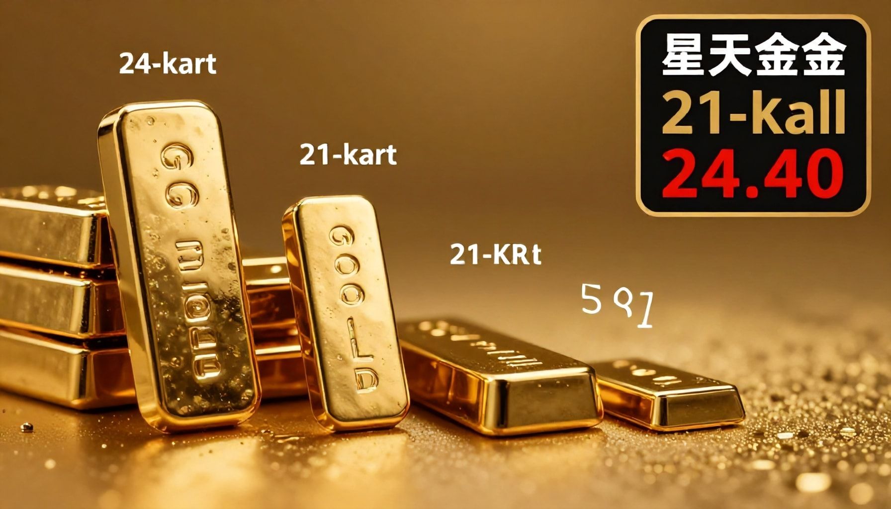 تفاصيل تراجع العيار 24 وسبب الفارق عن العيار 21