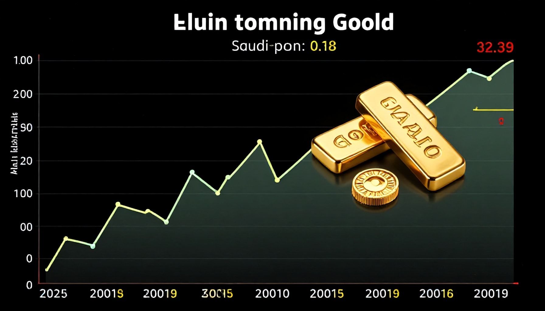 تقلبات أسعار الذهب في الأسواق السعودية مؤخراً