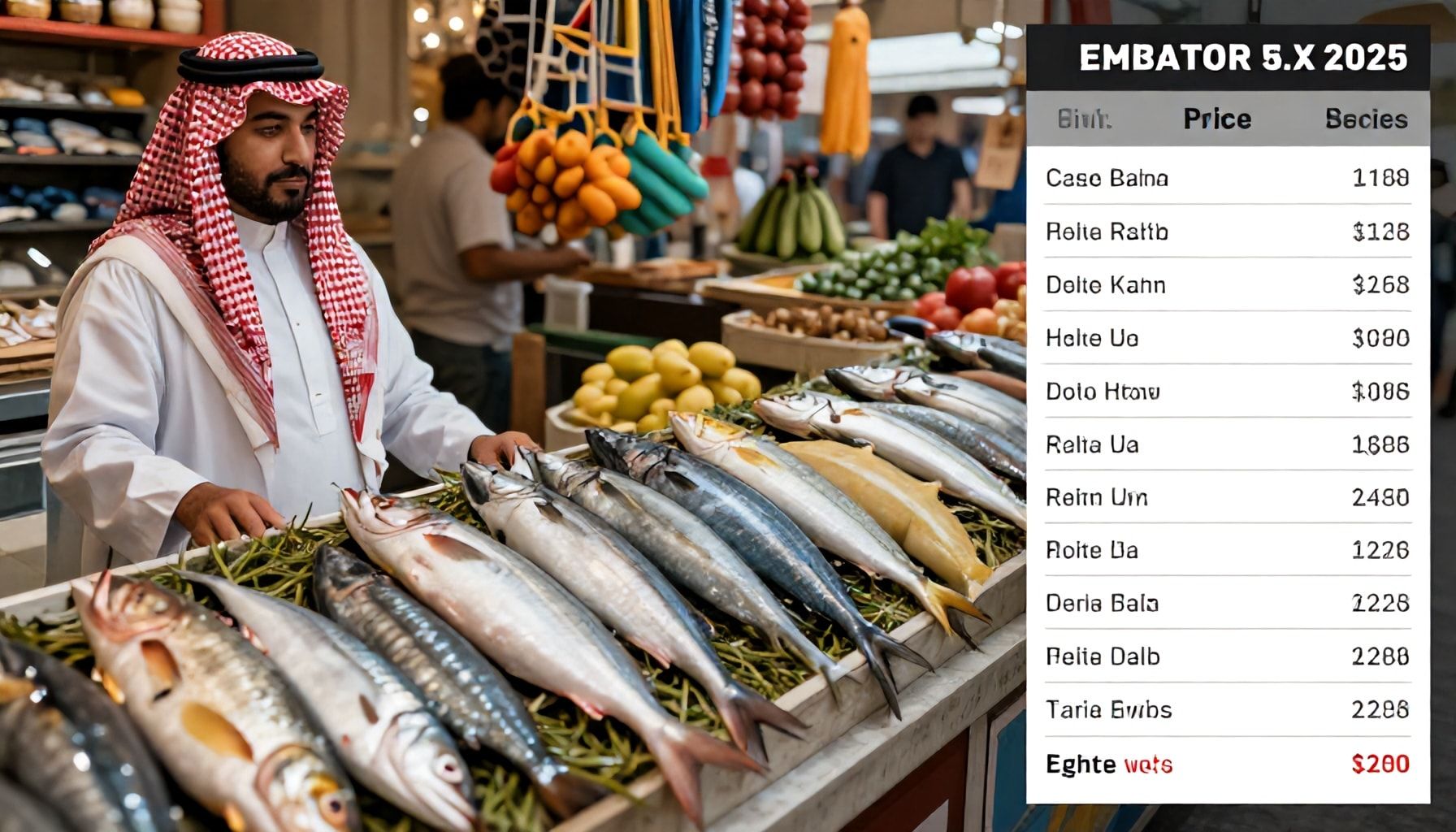تقلبات أسعار السمك في الأسواق السعودية مؤخراً