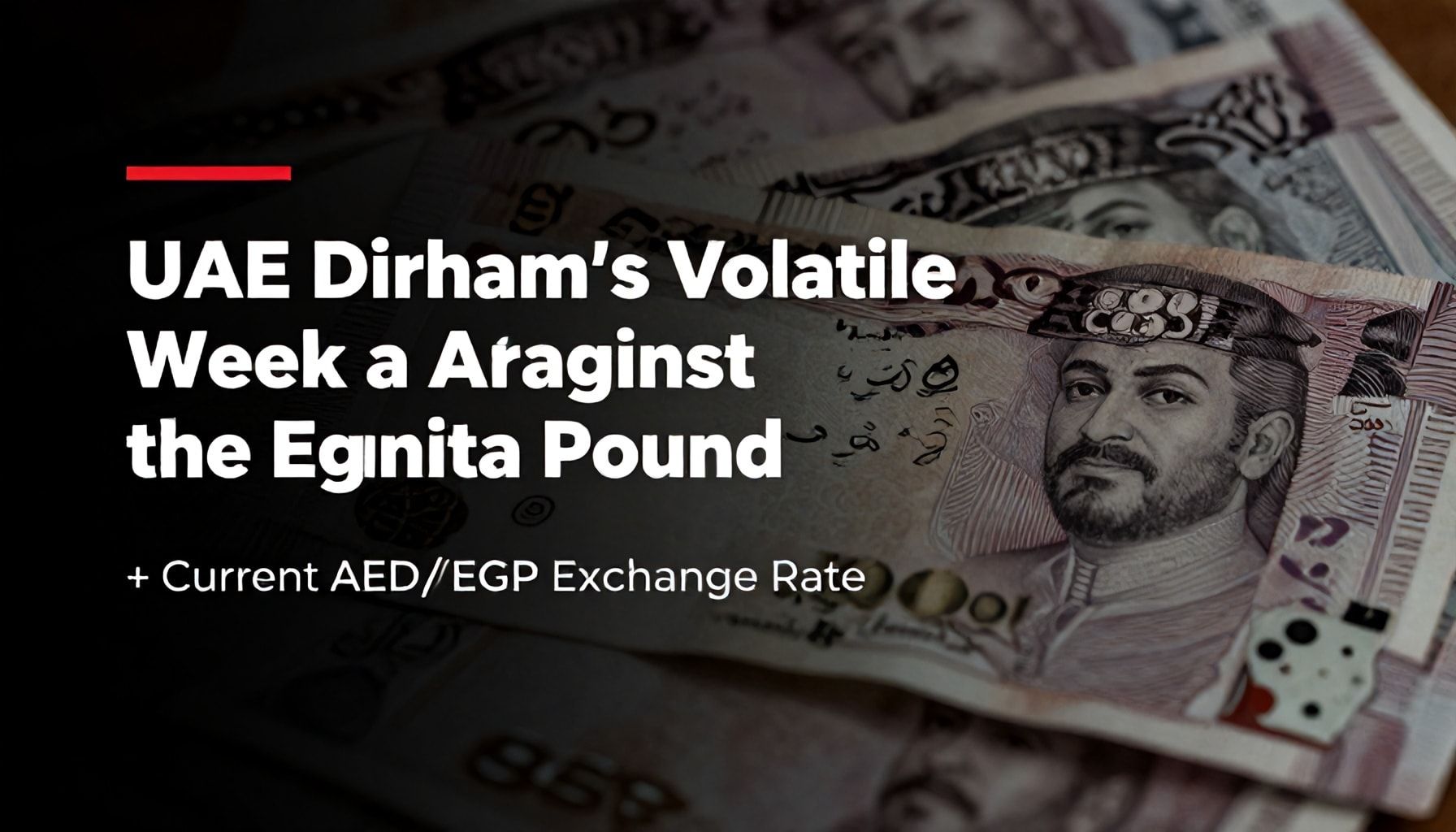 تقلبات سعر الدرهم أمام الجنيه خلال الأسبوع الحالي