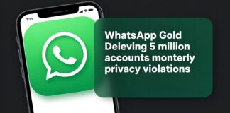 واتساب الذهبي يحذف 5 ملايين حساب شهريًا بسبب انتهاك الخصوصية