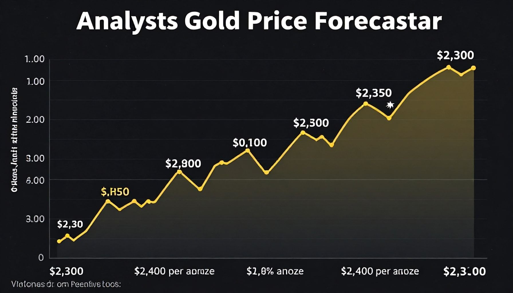 توقعات المحللين لأسعار الذهب بين 2350 و2400 دولار