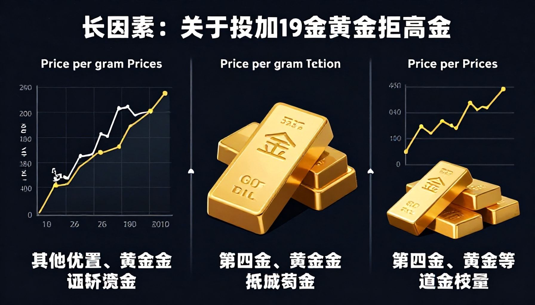 ثلاثة عوامل تؤثر في أسعار الذهب خلال الأسابيع المقبلة