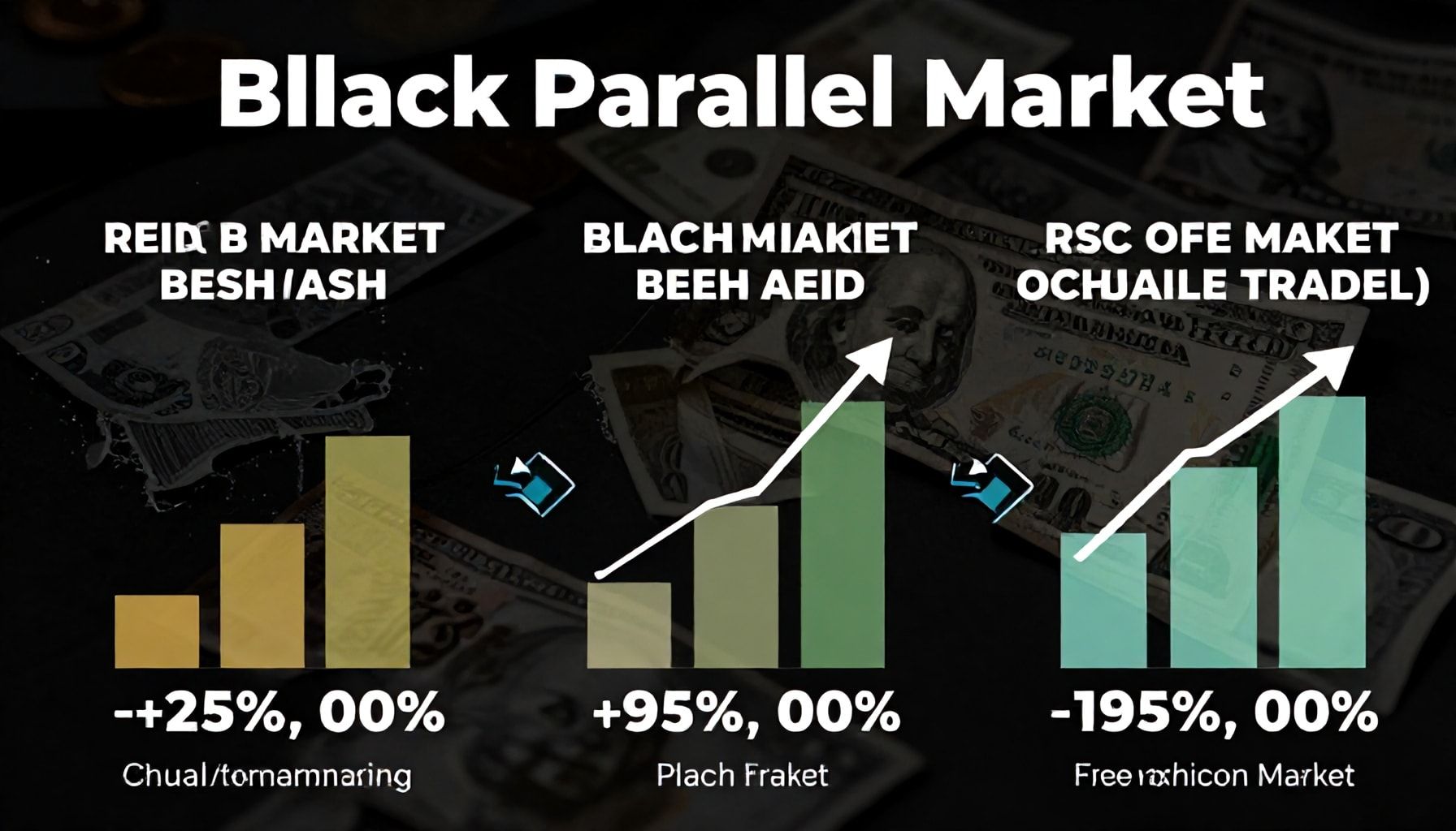 ثلاثة قطاعات تتأثر مباشرة بارتفاع سعر الدولار في السوق الموازية