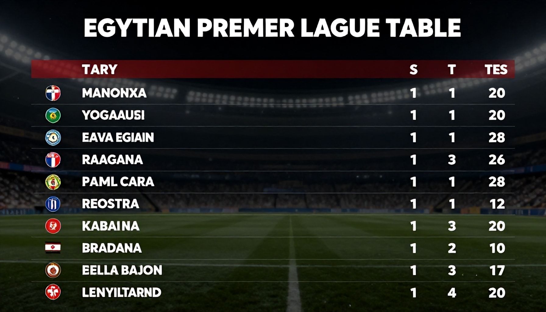 جدول الدوري المصري الجديد بعد تعديلات غير مسبوقة