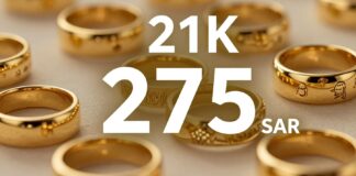 سعر جرام الذهب العيار 21 يرتفع إلى 275 ريالاً في السعودية اليوم