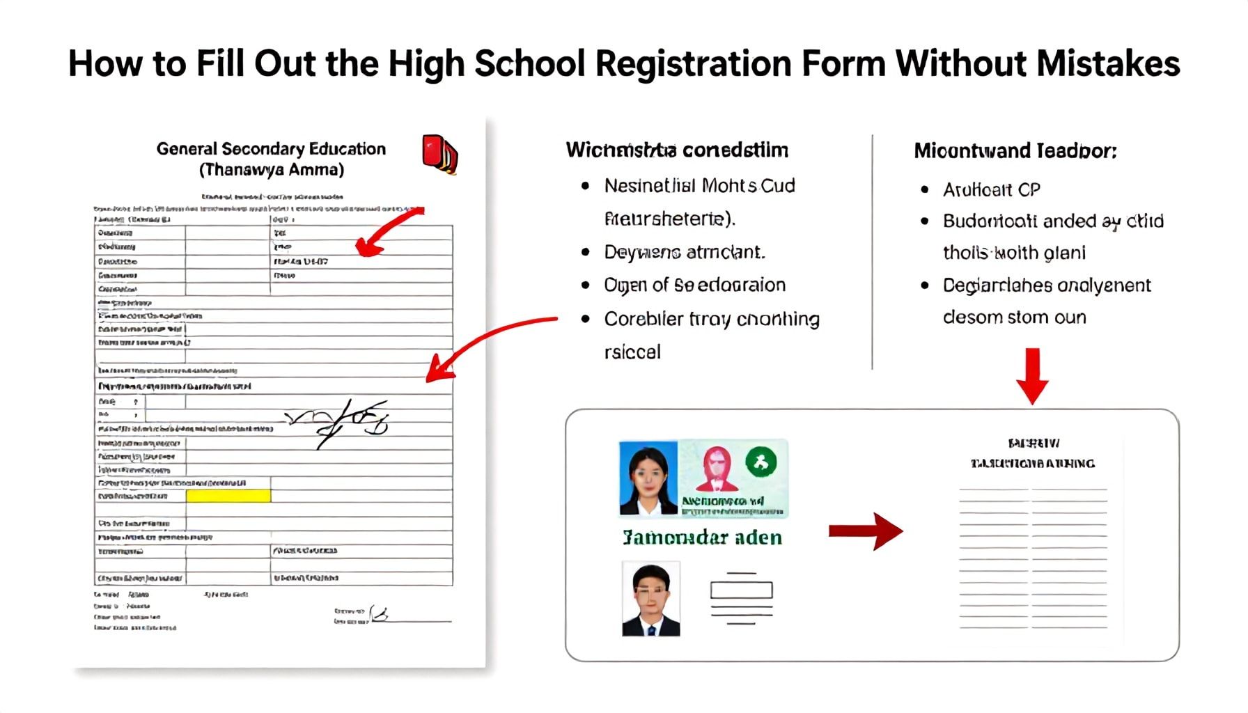 خطوات تسجيل استمارة الثانوية دون أخطاء