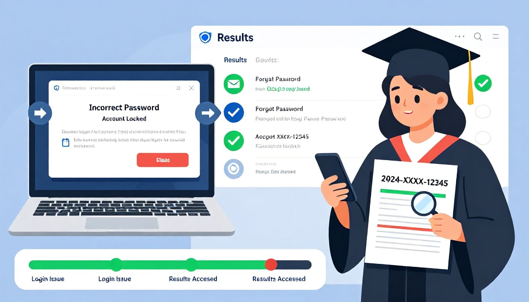 خطوات حل مشاكل دخول المنصة واسترجاع كلمة المرور