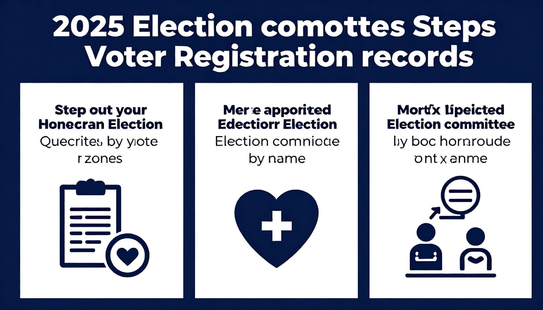خطوات لجنة الانتخابات لتحديث سجلات الناخبين 2025