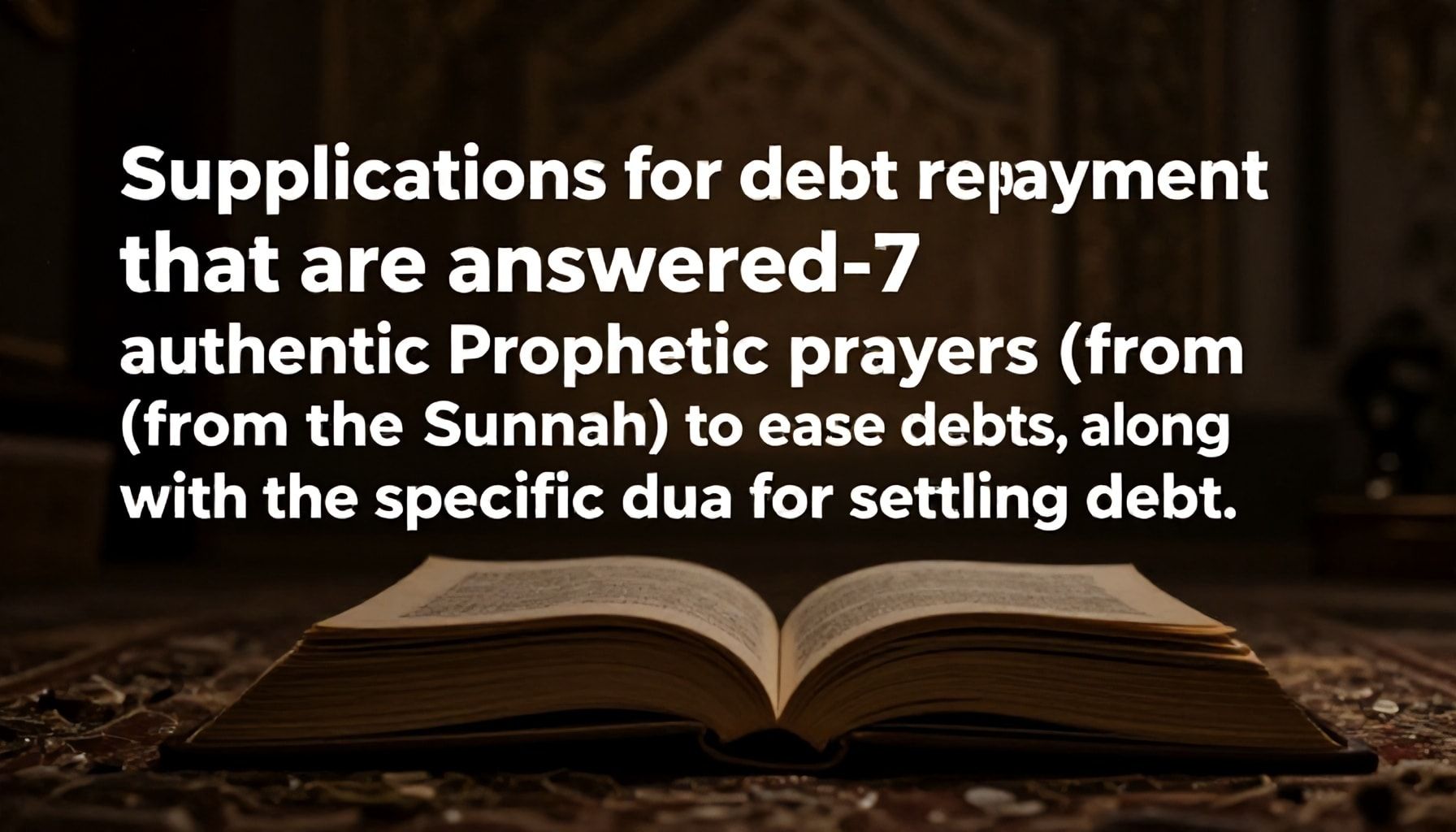 دعاء قضاء الدين المستجاب: 7 أدعية من السنة النبوية لتخفيف الديون