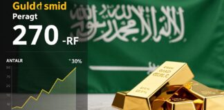 سعر جرام الذهب يعاود الارتفاع إلى 270 ريالاً في السوق السعودية اليوم