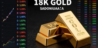 أسعار الذهب عيار 18 تراجعت 5 ريالات بالسعودية اليوم