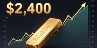 الذهب يلامس أعلى مستوى في 6 أشهر عند 2400 دولار للأوقية