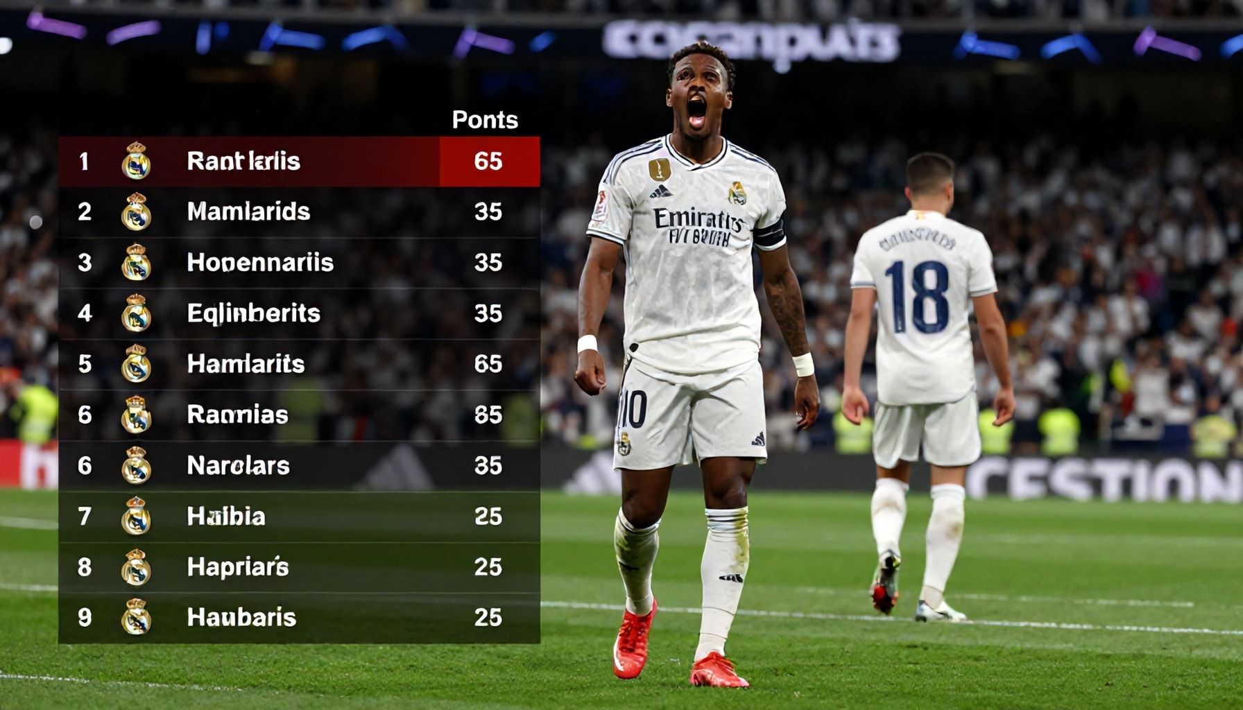 ريال مدريد يوسع الفارق برصيد 65 نقطة