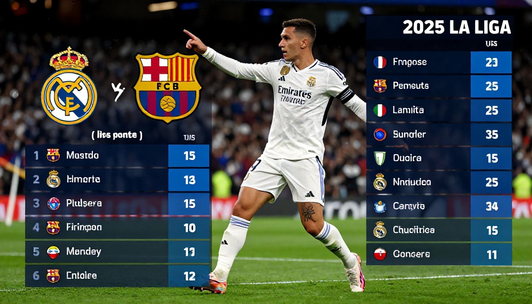 ريال مدريد يوسع الفارق عن برشلونة بـ5 نقاط