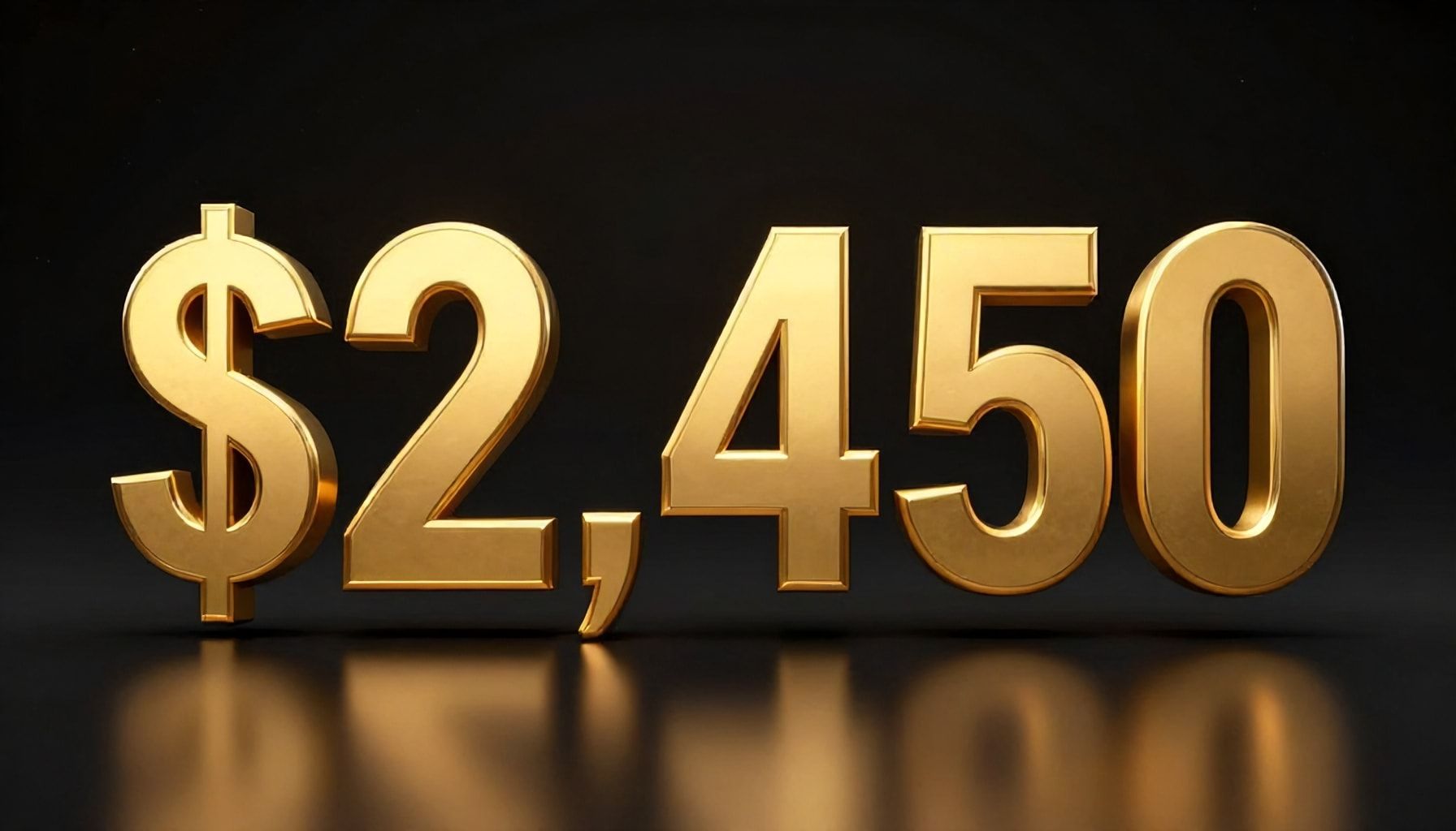سعر الأونصة يرتفع إلى 2450 دولارًا في تعافي قوي للذهب