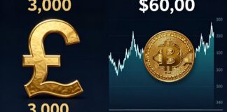 سعر الجنيه الذهب يقترب من 3000 ريال بينما يتذبذب بيتكوين فوق 60 ألف دولار