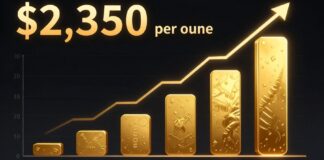 أسعار الذهب ترتفع إلى 2350 دولارًا للأوقية مع ارتفاع الطلب العالمي