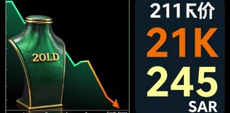 أسعار الذهب عيار 21 تراجعت إلى 245 ريالًا للجرام اليوم في السعودية