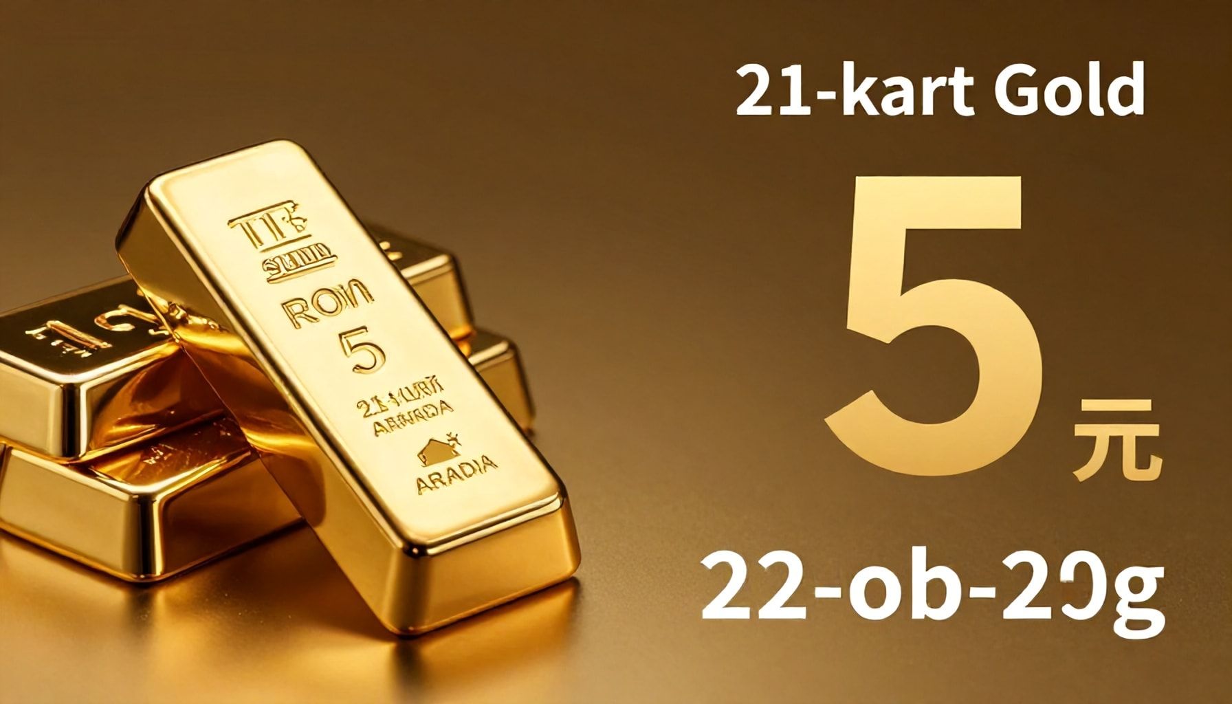 أسعار الذهب عيار 21 تراجع 5 ريالات بالسعودية اليوم