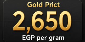 أسعار الذهب في مصر تسجل 2650 جنيها للجرام اليوم