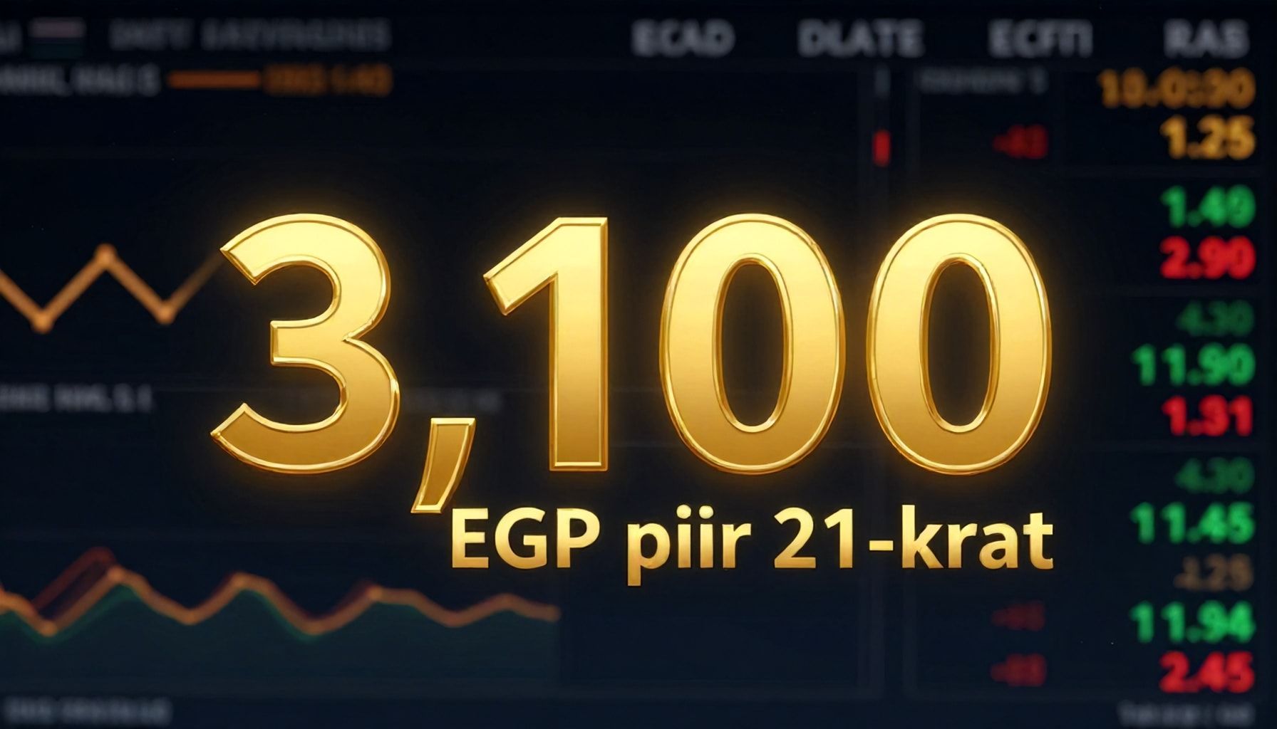 أسعار الذهب في مصر تسجل 3100 جنيه للعيار 21 مع تقلبات لحظية