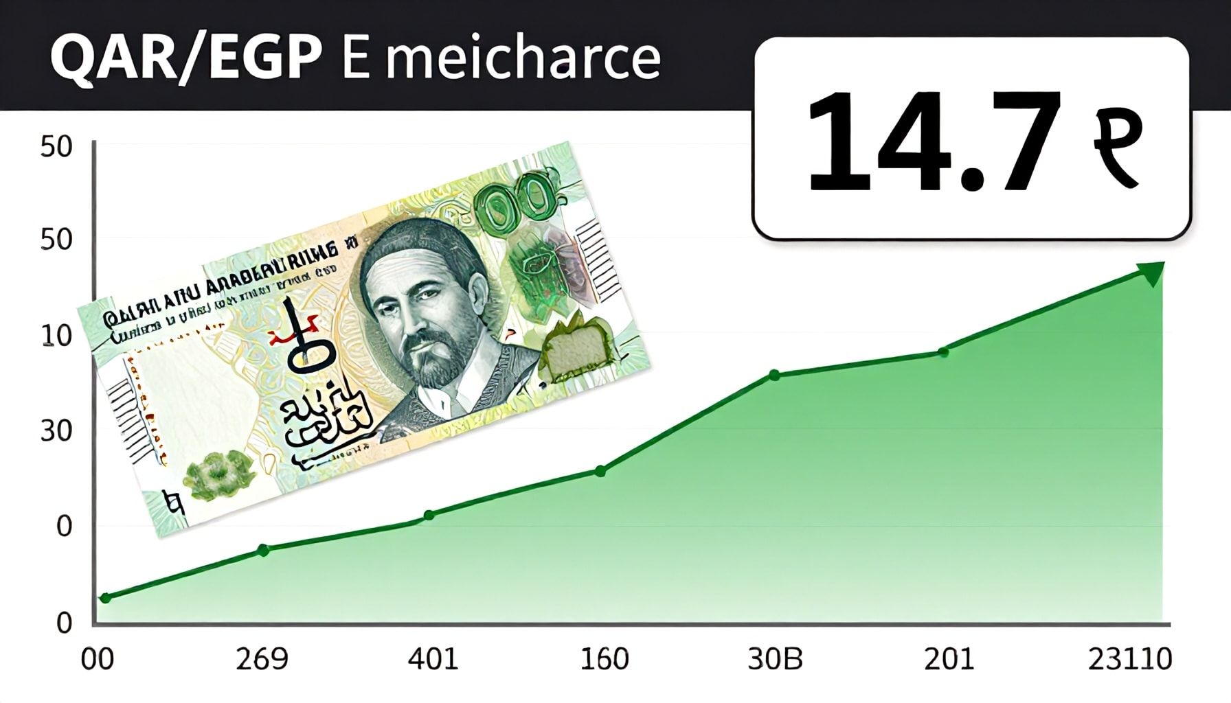 الريال القطري يرتفع إلى 14.7 جنيه مصري في أعلى مستوياته هذا الأسبوع