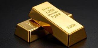 سبيكة الذهب عيار 24 قيراطًا تلامس 1,200 ريال لوزن 5 جرامات اليوم