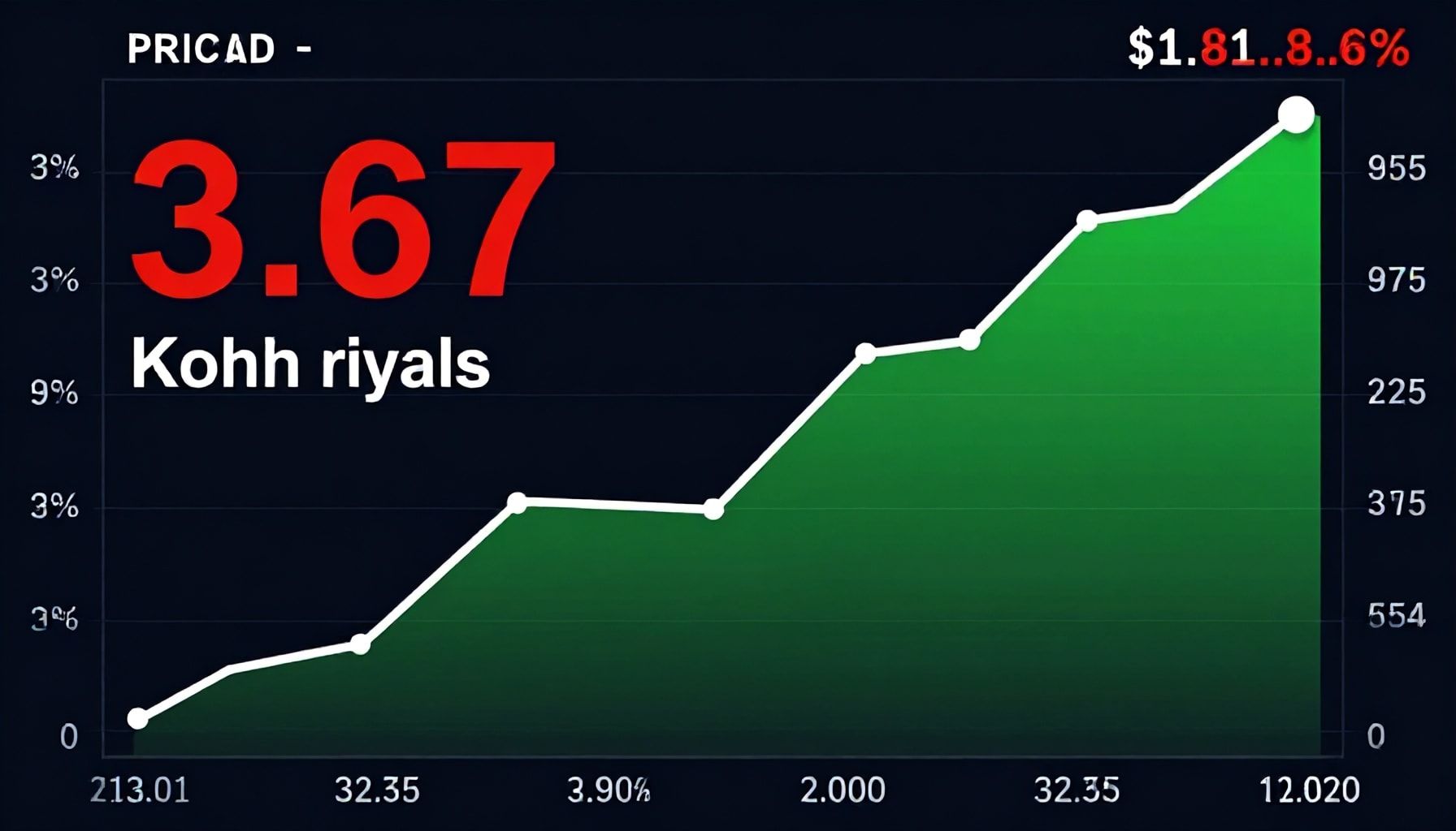 سعر صرف الدولار يرتفع إلى 3.67 ريال سعودي في التعاملات الصباحية