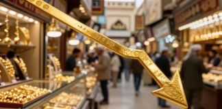 أسعار الذهب تراجعت 10 ريالات للعيار الواحد في السوق السعودي اليوم