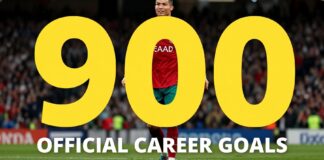 كريستيانو رونالدو يتجاوز 900 هدف رسمي في مسيرته الاحترافية