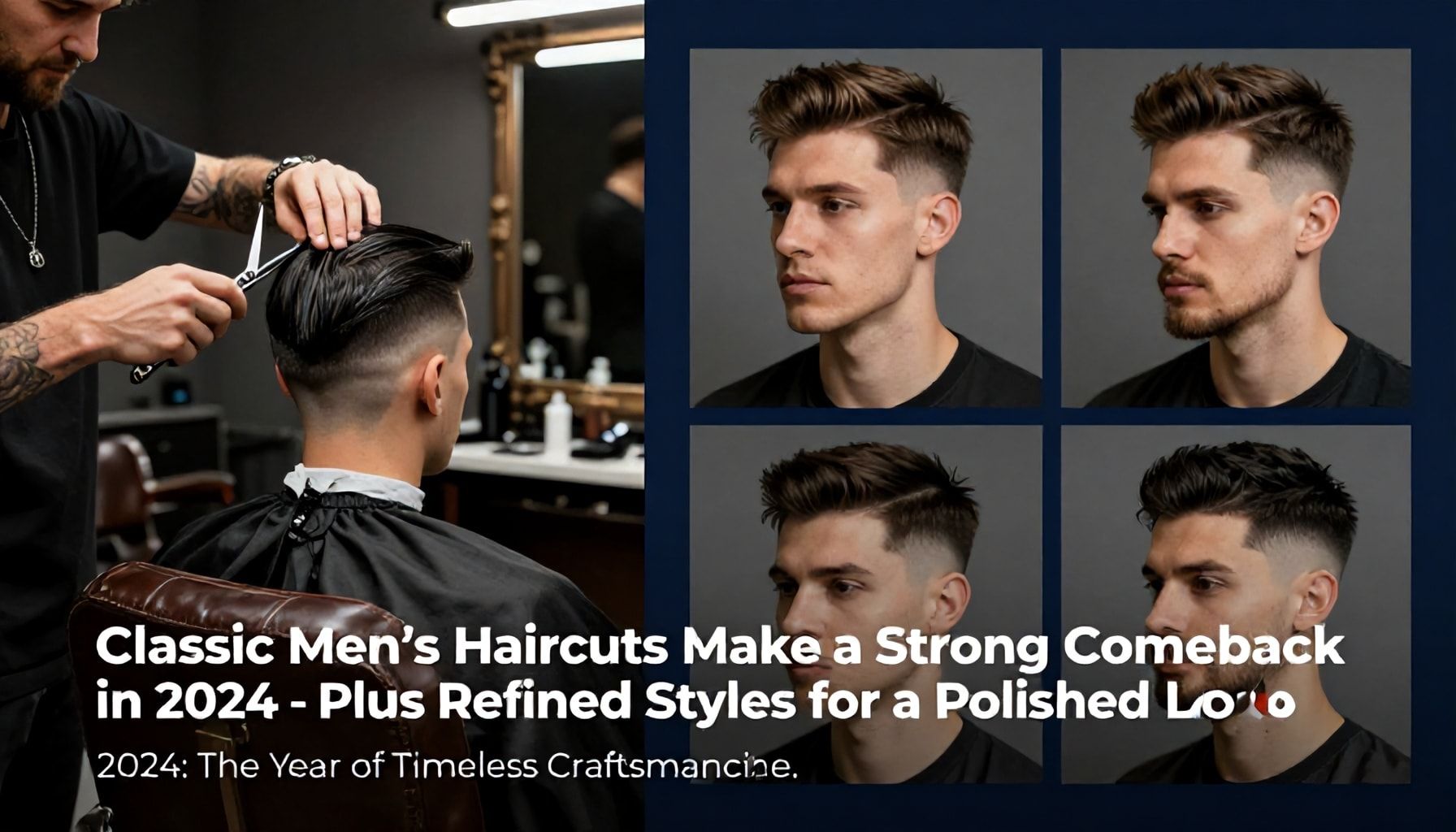 عودة القصات الكلاسيكية في موضة الرجال 2024