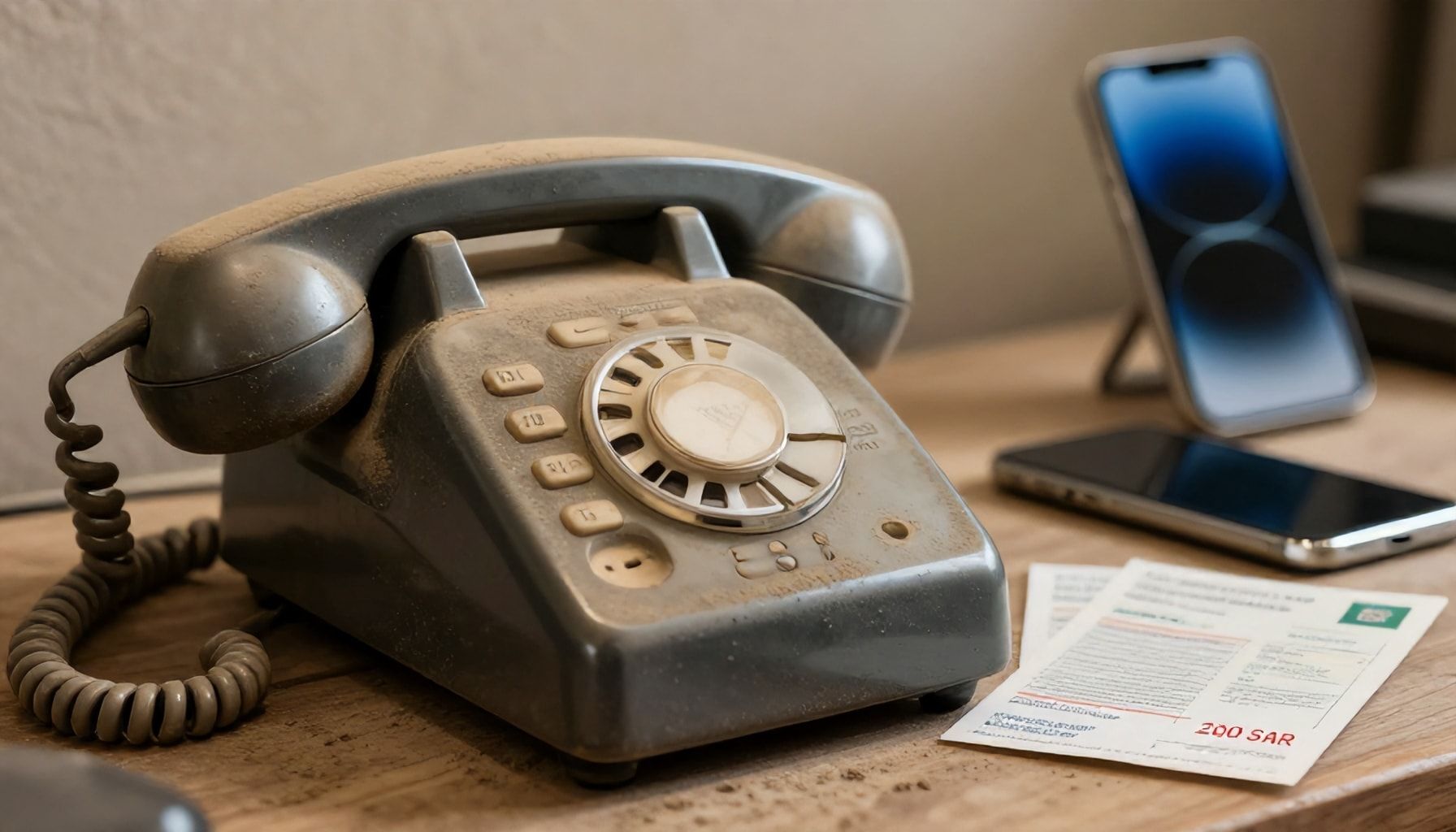 هاتف الأرض في السعودية يكلف المستخدمين 200 ريال شهريًا رغم تراجع الاستخدام