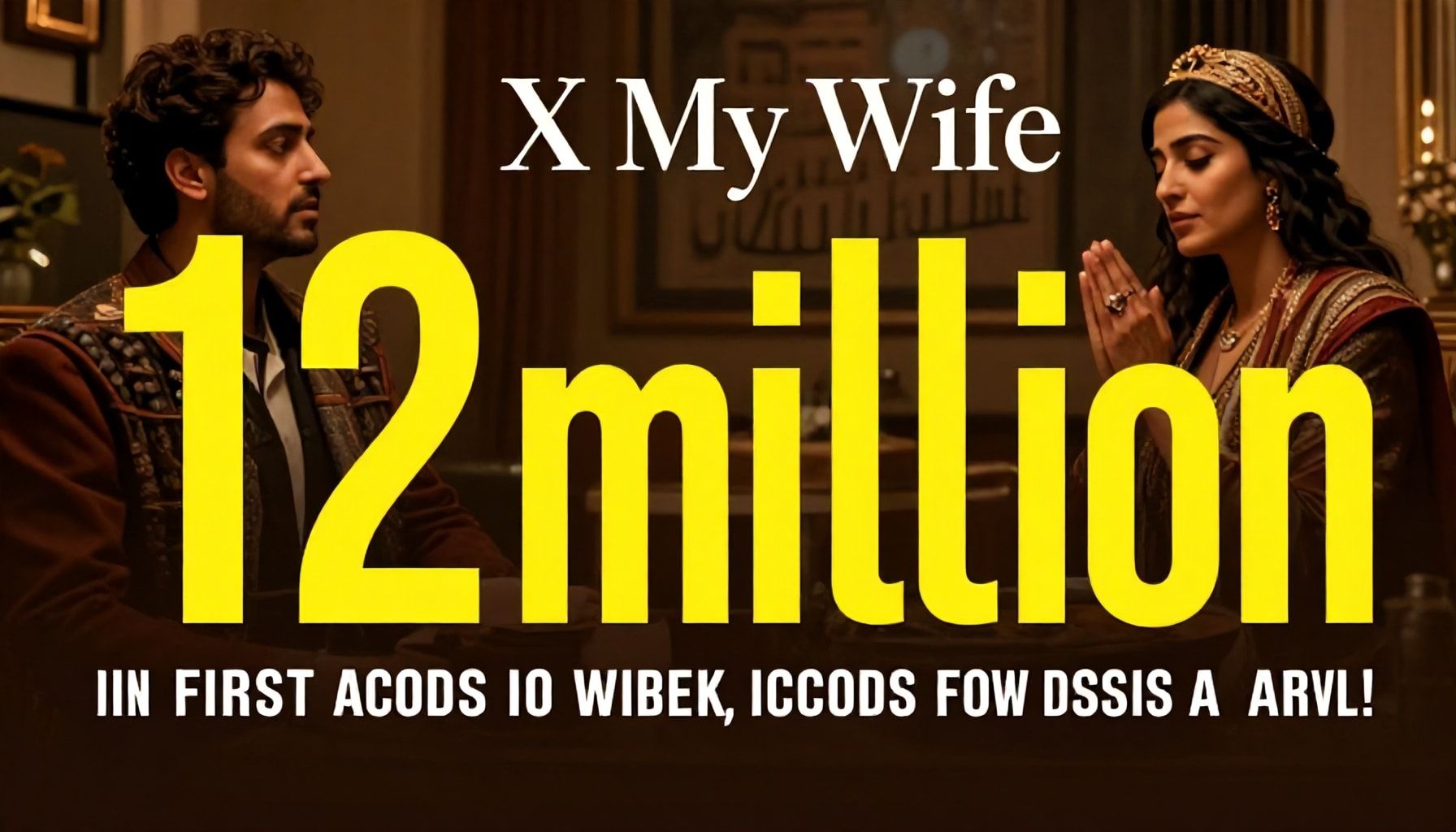 فيلم إكس مراتي يحصد 12 مليون مشاهد في أسبوعه الأول بالعالم العربي