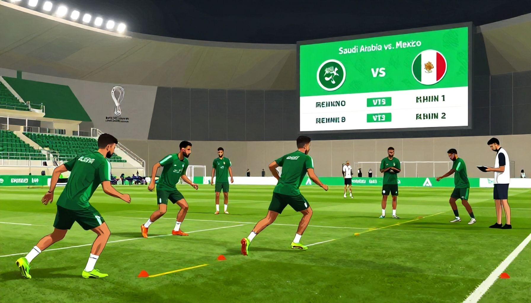 كيف تستعد السعودية لمبارياتها المقبلة قبل كأس العالم