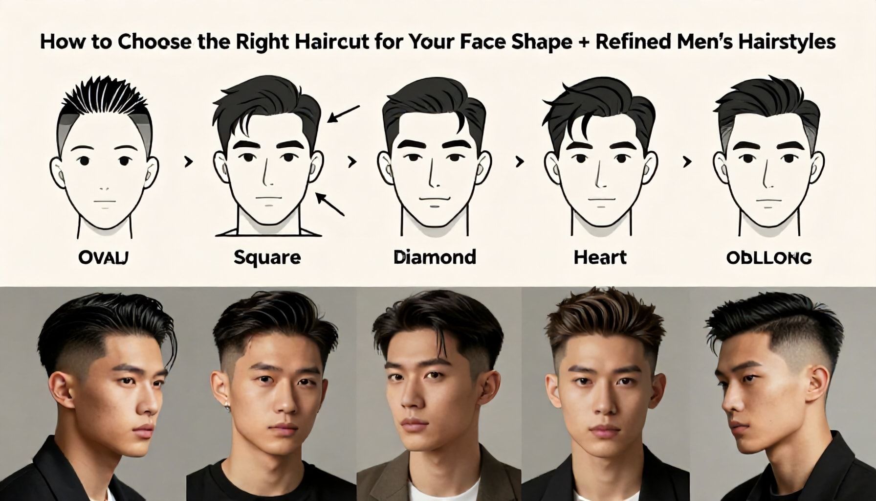 كيفية اختيار القصة المناسبة لشكل الوجه