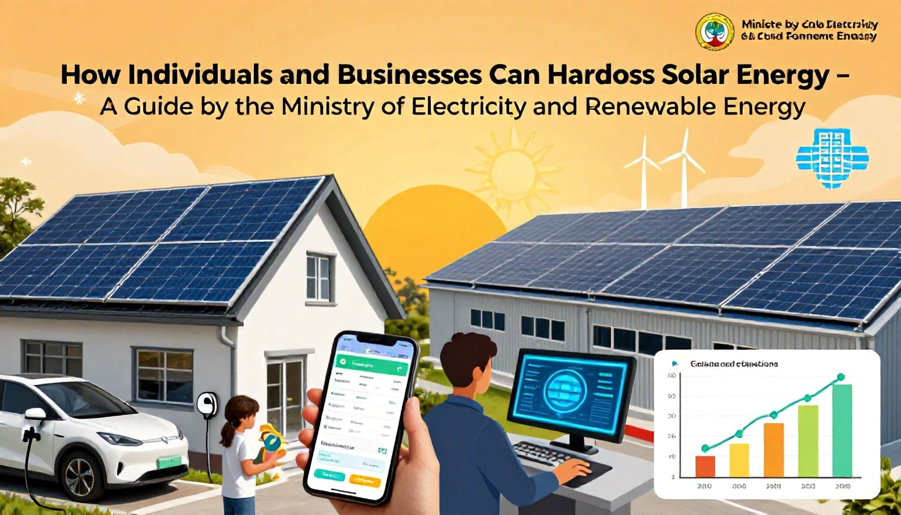 كيفية الاستفادة من الطاقة الشمسية للمؤسسات والأفراد