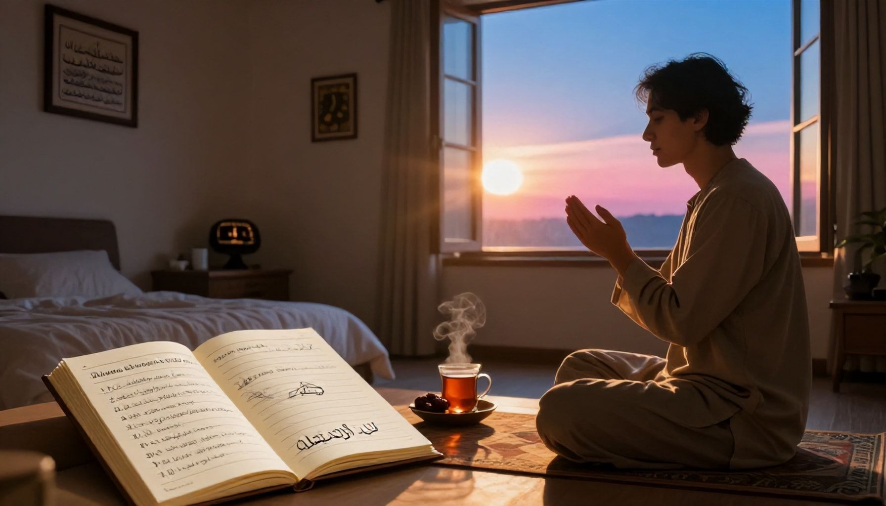 كيفية الاستفادة من دعاء في بناء روتين صباحي إيجابي