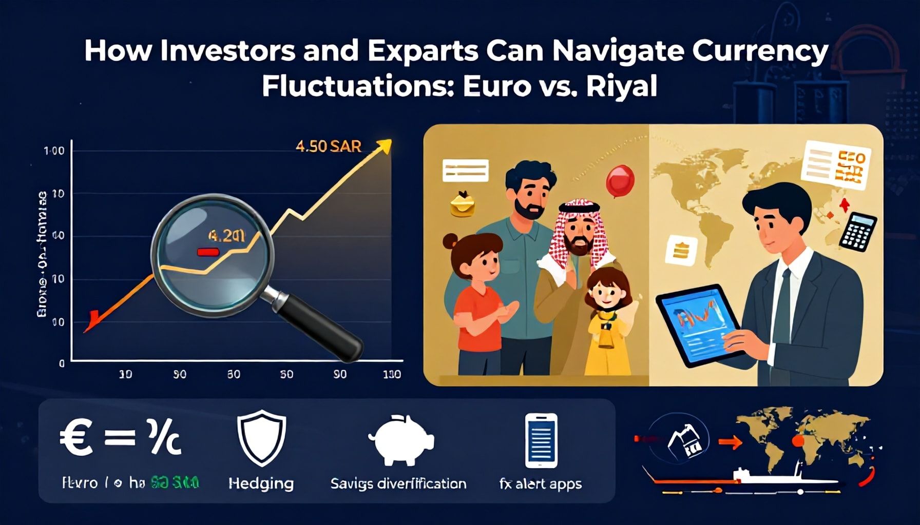 كيفية التعامل مع تقلبات العملات للمستثمرين والمغتربين