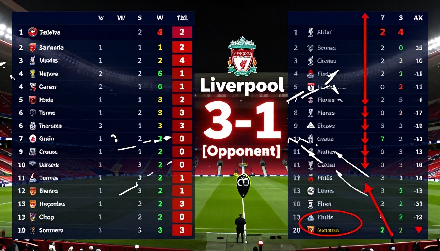 كيفية تأثير النتيجة على ترتيب الفرق المتأهلة