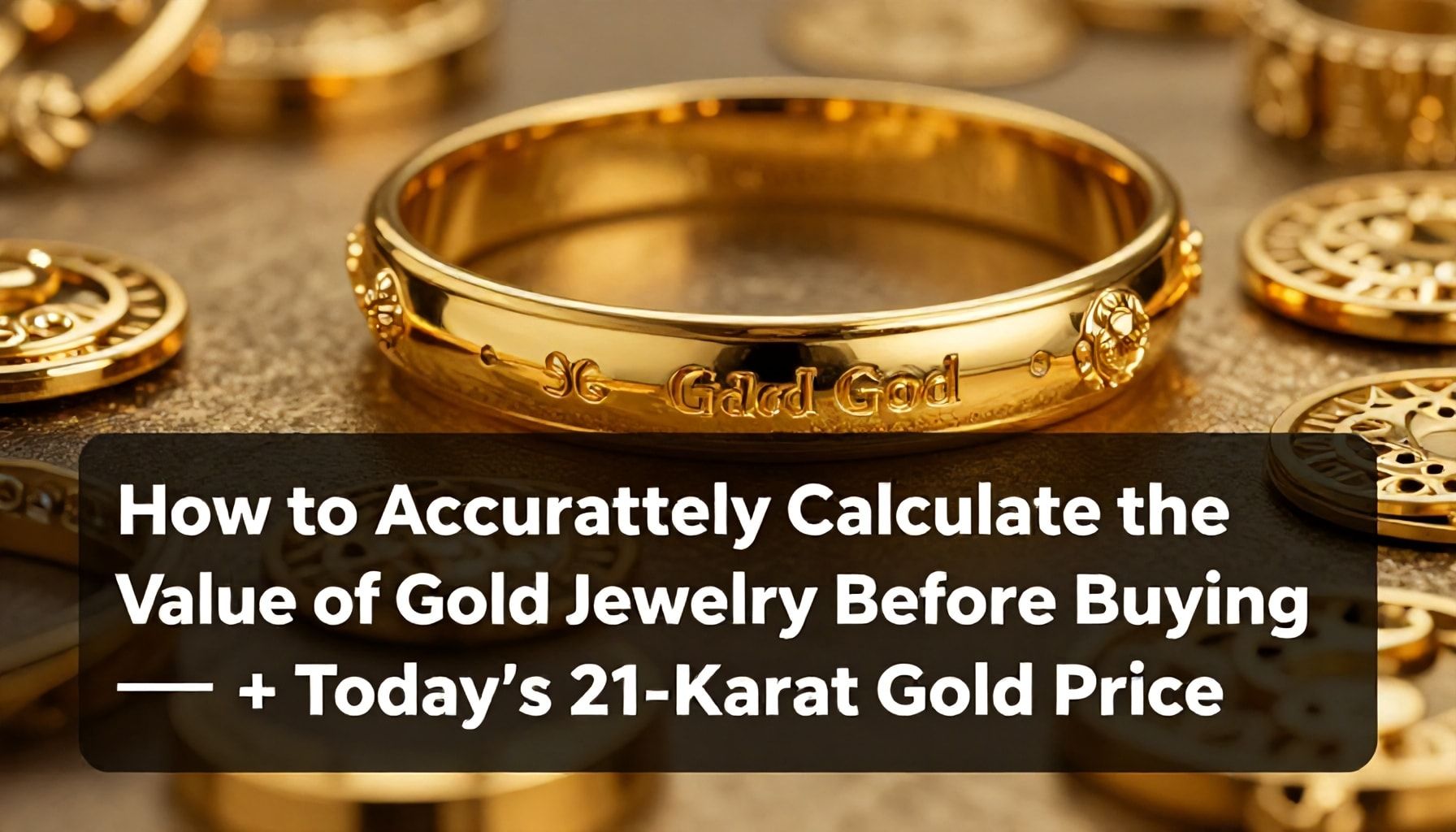 كيفية حساب قيمة المجوهرات الذهبية بدقة قبل الشراء