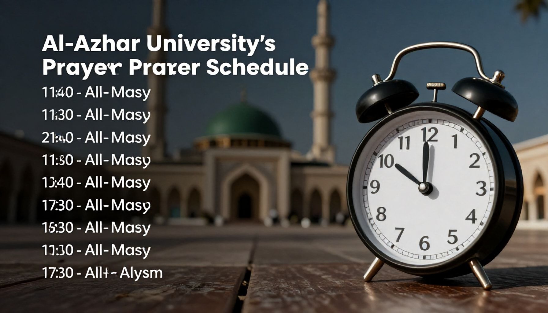 كيفية ضبط المنبهات لتجنب فوات أوقات الصلاة