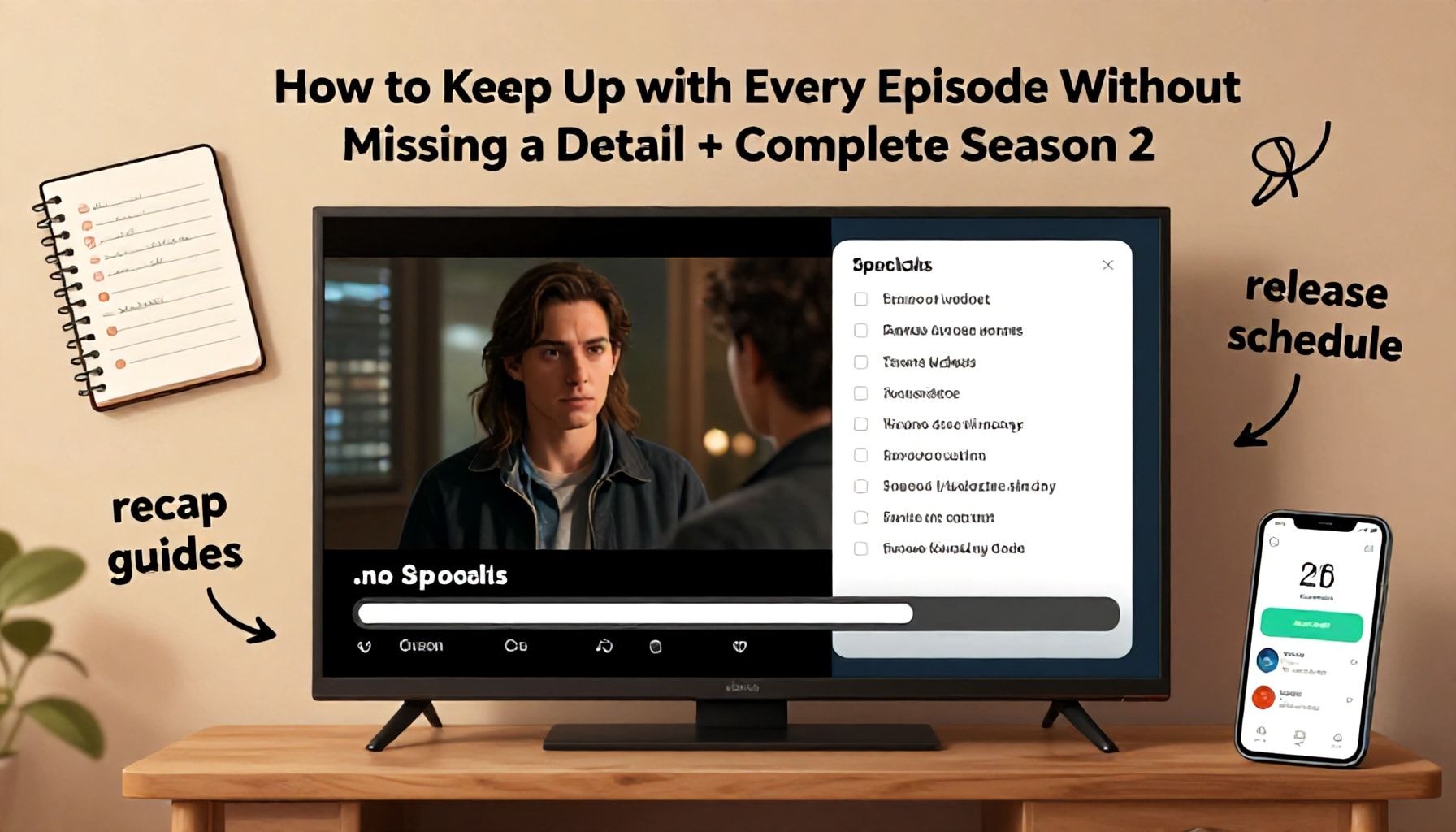 كيفية متابعة الحلقات دون تفويت التفاصيل