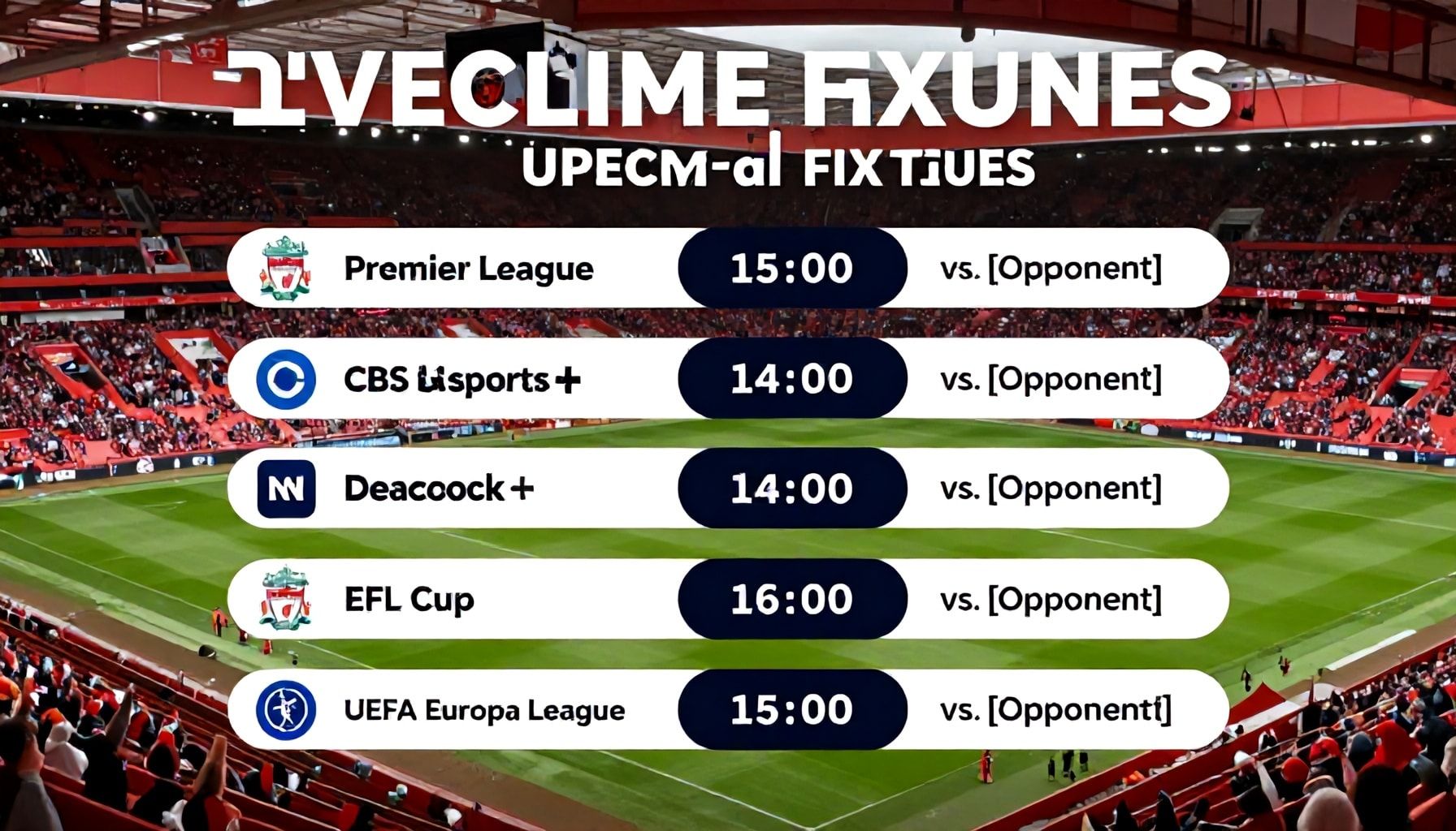 كيفية متابعة مباريات ليفربول عبر القنوات الرسمية