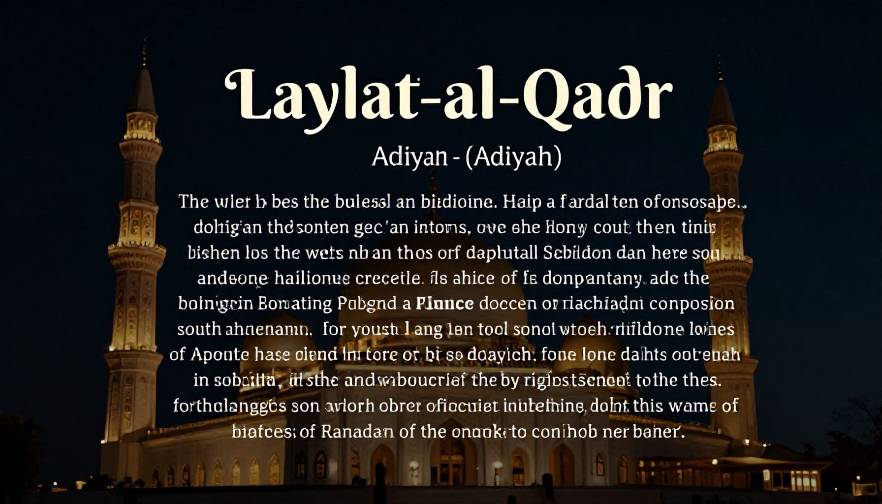 ليالي العشر الأواخر وفضائل ليلة القدر في السنة النبوية