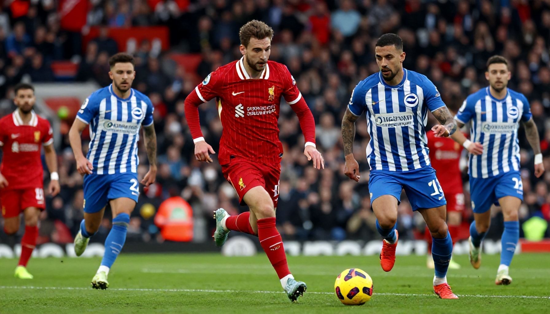 ليفربول يسعى للثأر من برايتون في مباراة اليوم بملعب الأنفيلد