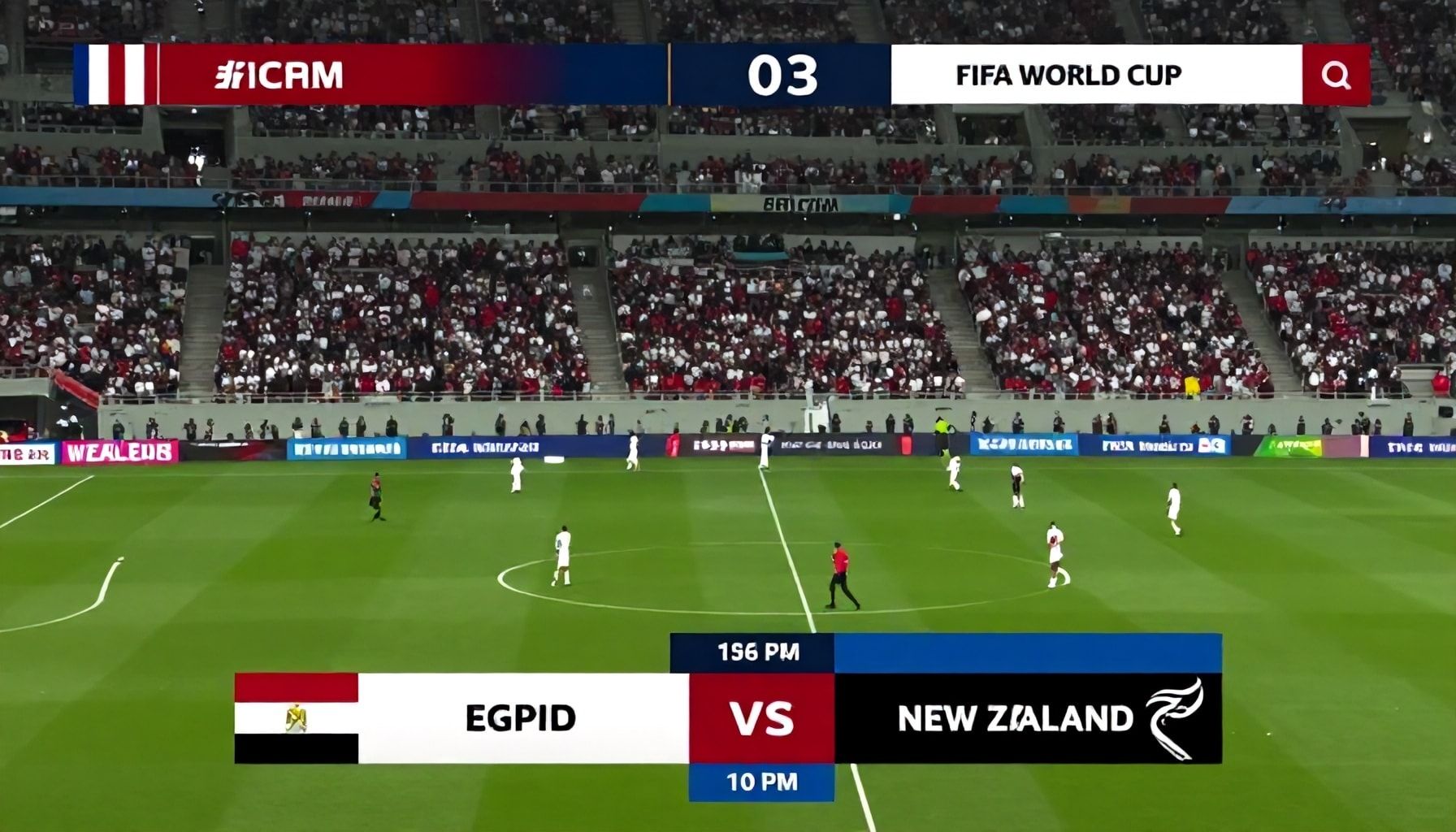 مصر تواجه نيوزيلندا في مباراة فاصلة لكأس العالم 2026 بمباشرة الساعة العاشرة مساءً